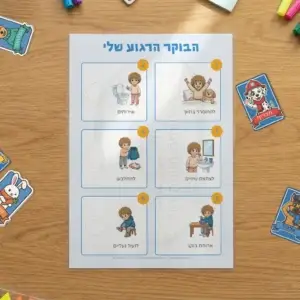 לוח התארגנות , תגי הכח - ״הבוקר הרגוע שלי״